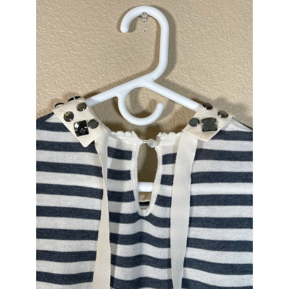 Anthropologie MOTH Caramella Pullover Sweater Striped - Picture 8 of 12